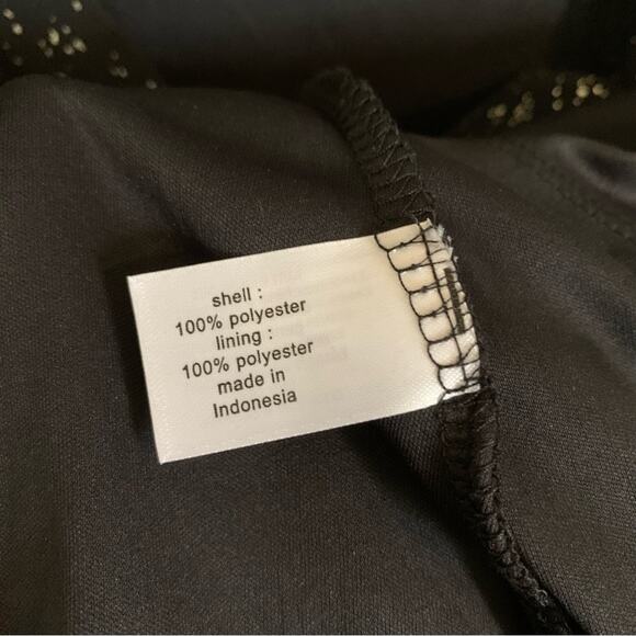 Lane Bryant | metallic print tunic long sleeve elastic waist cross front v neck - Picture 9 of 12